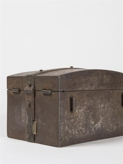Coffret de messager en fer 18ème siècle H:...