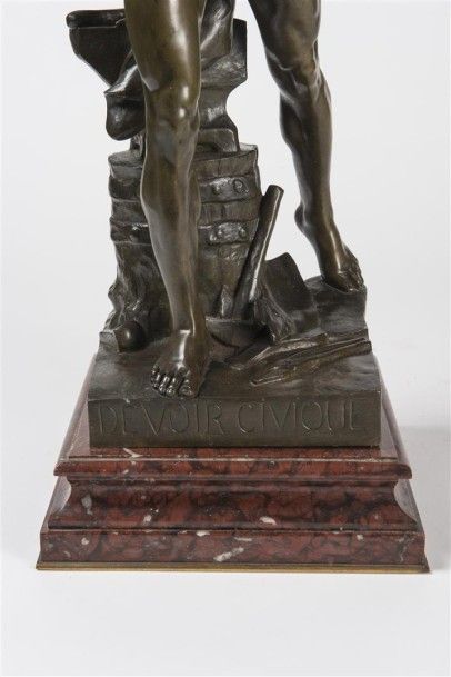 Eugène MARIOTON (1854-1933) Devoir civique...