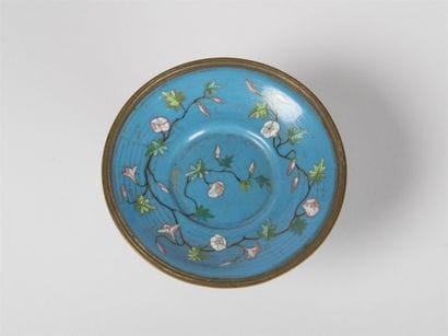 Baguier émaillé, époque Napoléon III H: 6...