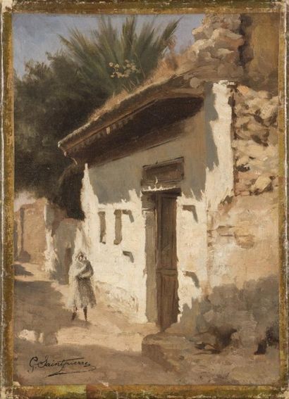 Gaston Casimir SAINT-PIERRE (1833-1916) Ruelle...