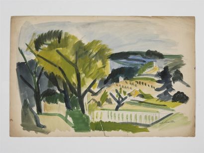 Antoine CHARTRES (1903-1968) Sept dessins...
