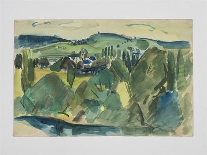 Antoine CHARTRES (1903-1968) Sept dessins...