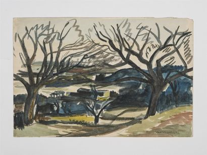 Antoine CHARTRES (1903-1968) Sept dessins...
