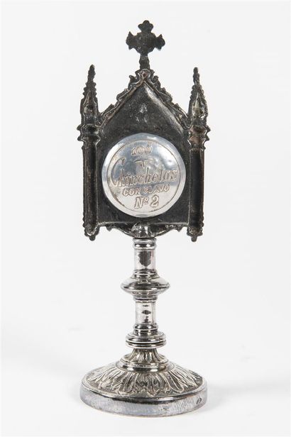 Reliquaire de Saint Joseph en métal à décor...