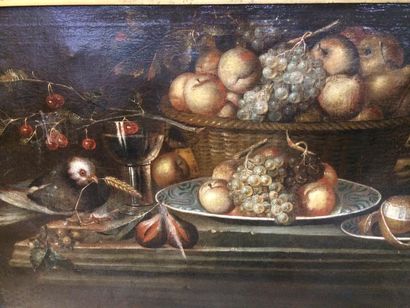 Ecole française 18ème siècle
Nature morte...