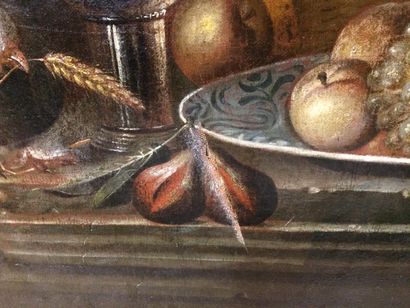 Ecole française 18ème siècle
Nature morte...