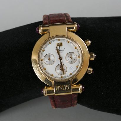 CHOPARD N°115. Montre en or jaune 18 K (750)...