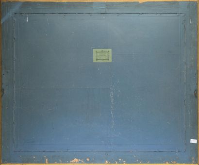 Gravure en noir 19ème siècle, le rendez-vous...