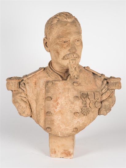 Fabrio STECCHI (1855-1928)
Buste de général...