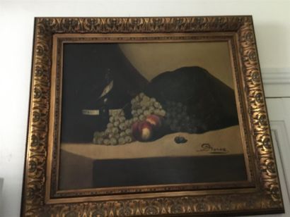 DROUX
Nature morte au raisin
Huile sur t...