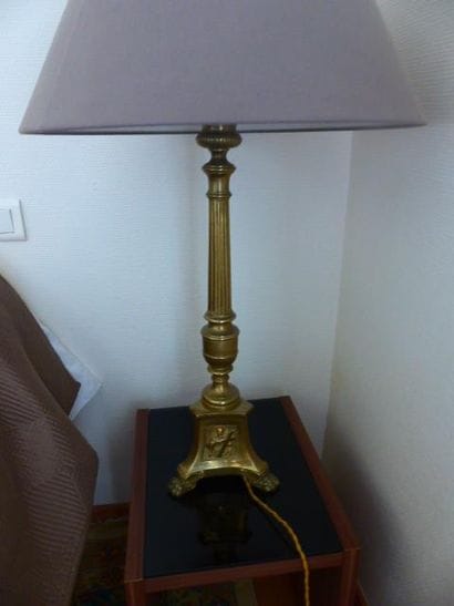 Paire de lampes en laiton
19ème siècle