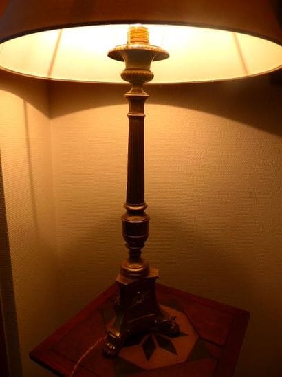 Lampe en laiton
