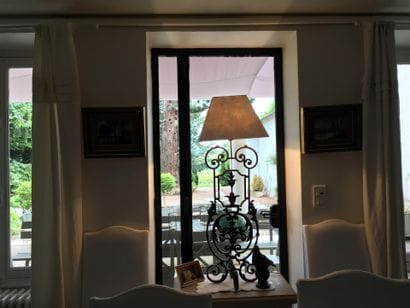 Lampe en fer forgé
H: 92 cm