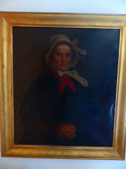 Portrait de femme
Huile sur panneau