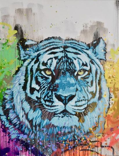 VIZA (1982)
Tigrou
Acrylique sur toile
116...
