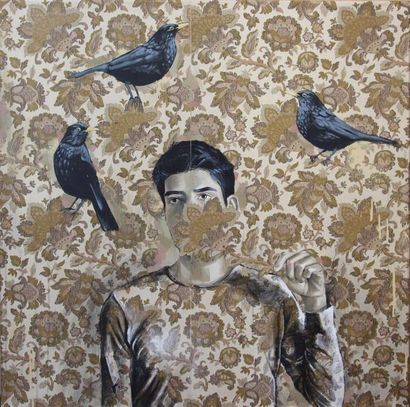 AGRUME (1993)
Instant parmi les merles,
Acrylique...