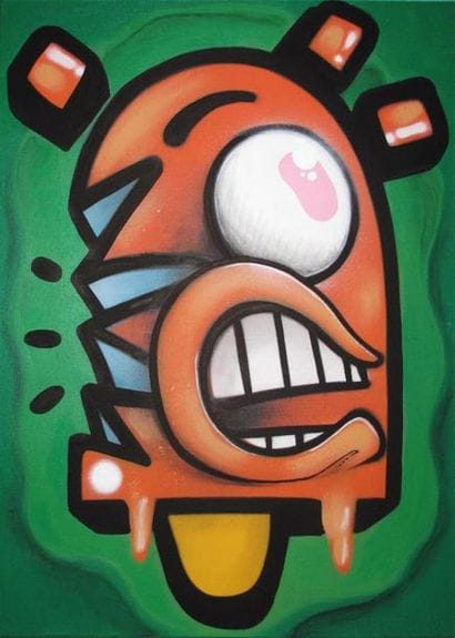 KONAIR (1988)
Polo Naranja
Spray et marker...