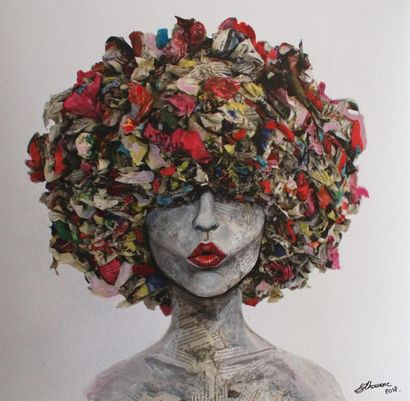 Céline CHOUVENC (1986)
Miss Selfie #1
Peinture...
