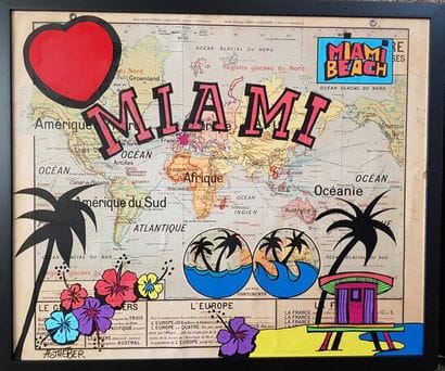 Claire ASTHEBER (1973)
Carte Miami
Technique...