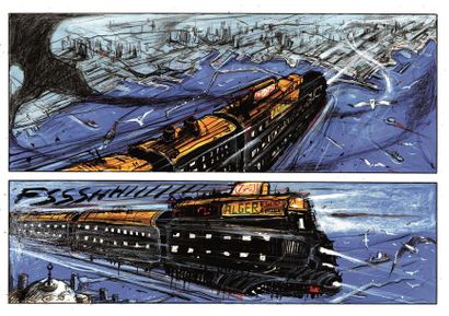 Virginio VONA (1969)
Planche BD Alger les...