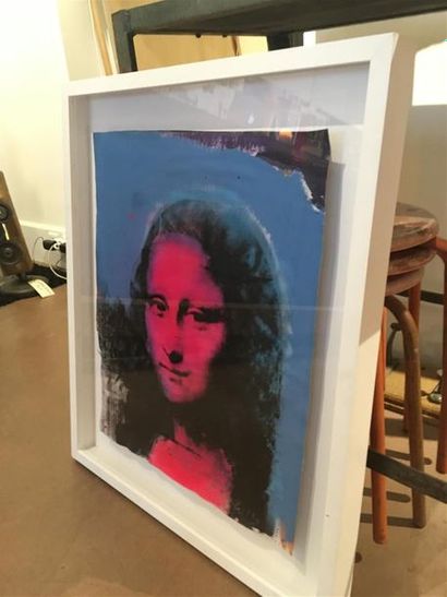 LILLY (1970)
Joconde rose 
Acrylique et encre...