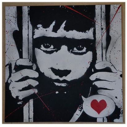 Ted NOMAD (1979)
Sans titre
Pochoir
100x100...