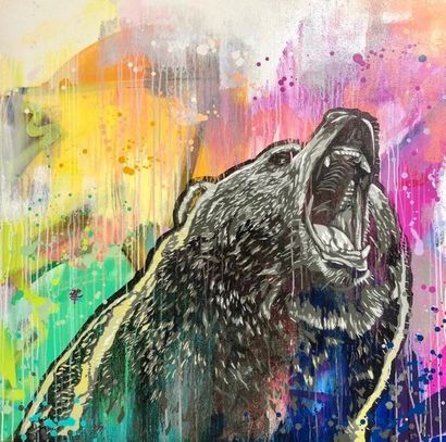 VIZA (1982)
Petit ours brun
Acrylique sur...