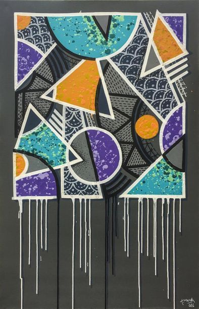 Tim MARSH (1984)
Dripping shapes
Spray et...
