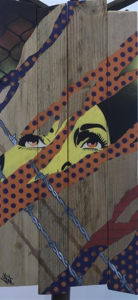 Y ?Not
Au loin
Acrylique sur bois, sprays,...