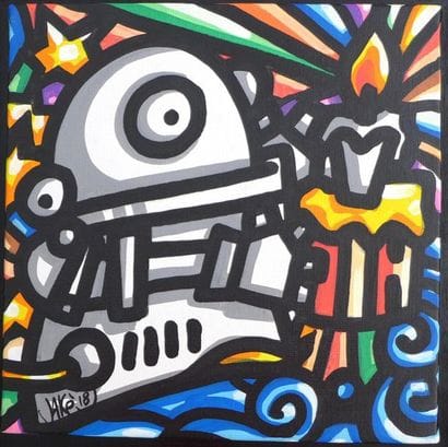JAKE (1967)
Boite Pizza
Feliz Aniversario
Aérosol...