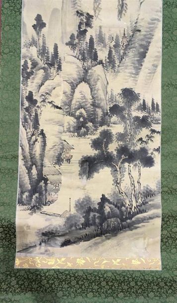 Japon, paysage de montagne
Signé et daté...