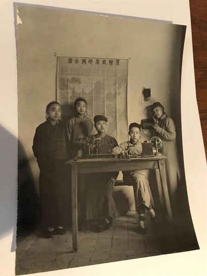 [CHINE YUNNAN] Poste de télégraphie Chinois...