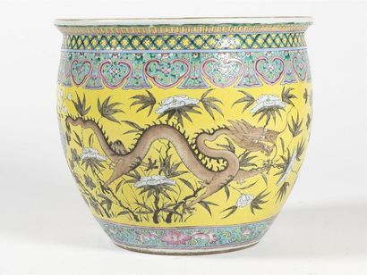 Aquarium en porcelaine à décor de dragons
Fin...