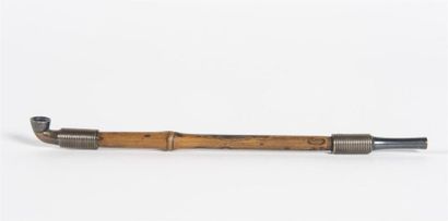 Japon, pipe à opium 
Meiji
Bambou et monture...