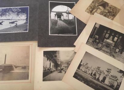 Photographies, Viet nam vers 1890 neuf tirages...