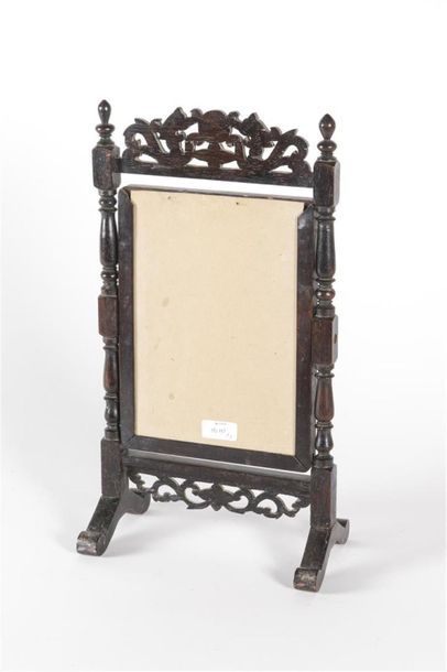 Indochine, Miroir de table en bois de fer,...