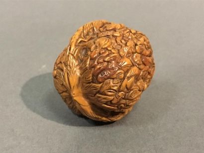 Noix sculptée Japon
D: 3.5cm