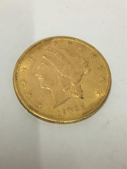 1 Pièce de 20 dollars or 1891