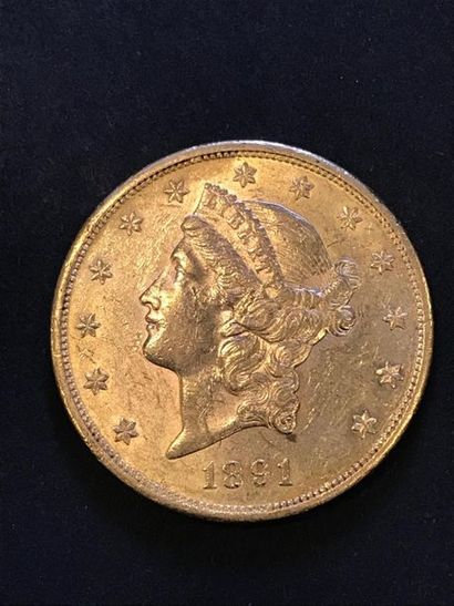 1 Pièce de 20 dollars or 1891