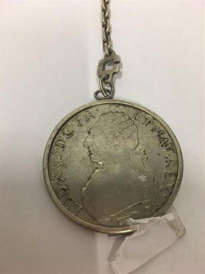 Ecu d'argent Louis XVI daté 1785