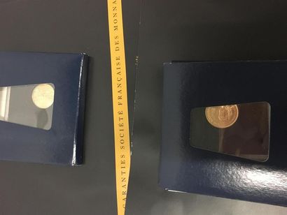 2 pièces d'or de 917/°°°+