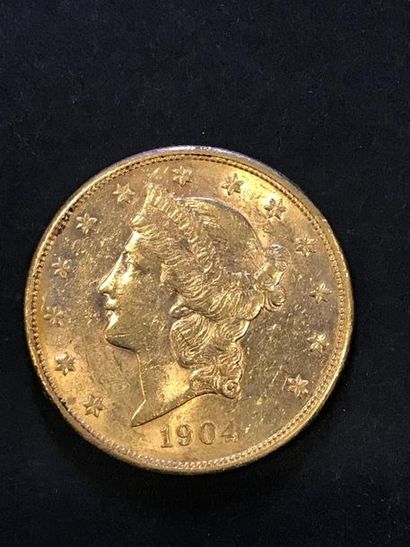 1 Pièce de 20 dollars or 1904