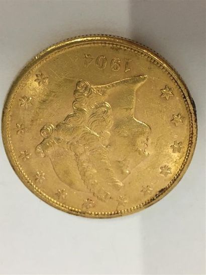 1 Pièce de 20 dollars or 1904