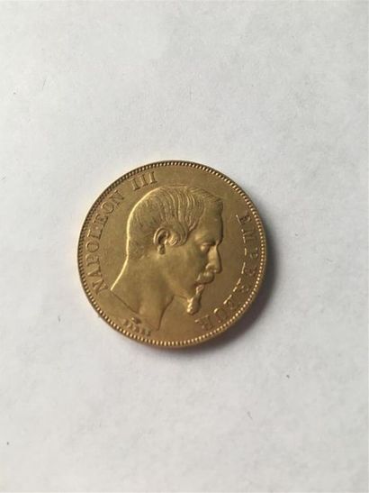 Pièces de 50 francs or 1857 A