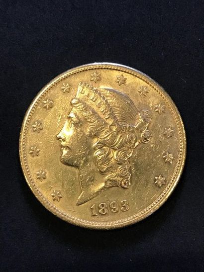 1 Pièce de 20 dollars or 1893