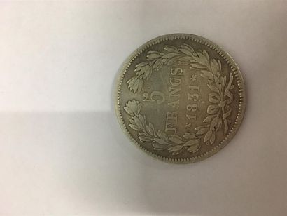 Pièce de 5 francs argent 1831 K 
