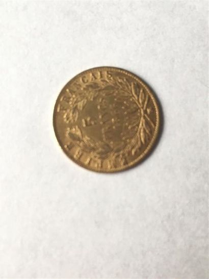 1 pièce de 5 francs or Napoléon III 1866...