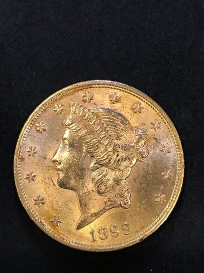 1 Pièce de 20 dollars or 1899