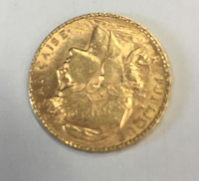 Pièce au coq 20 francs or 1906