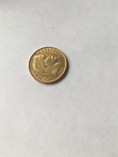 1 pièces de 20 francs or Napoléon III 18...